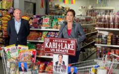 Kari Lake Mike Lee Presser at Carniceria Mi Ranchito #2 in Laveen AZ (Photo: Christy Kelly)