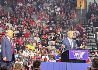 Donald Trump and RFK Jr. at Arizona Rally