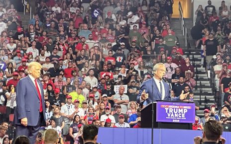 Donald Trump and RFK Jr. at Arizona Rally