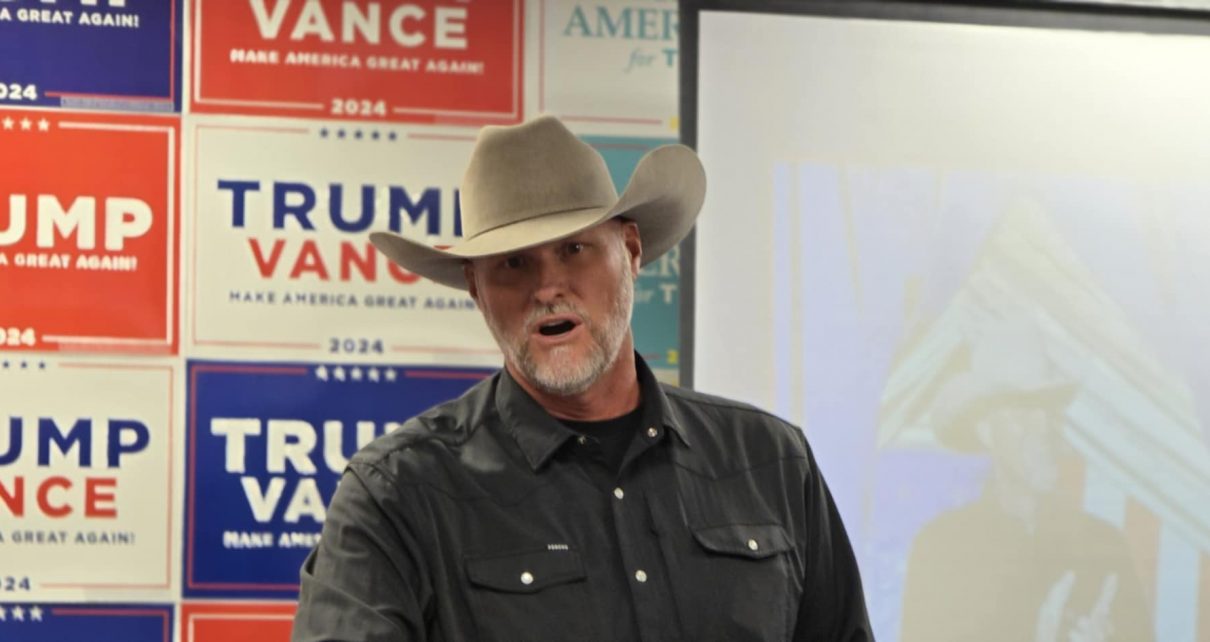 Sheriff Mark Lamb at Vance Debate Watch Party