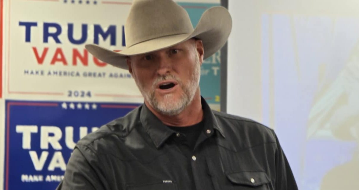 Sheriff Mark Lamb at Vance Debate Watch Party